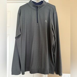 Rhoback Gray Quarter-Zip Sweatshirt